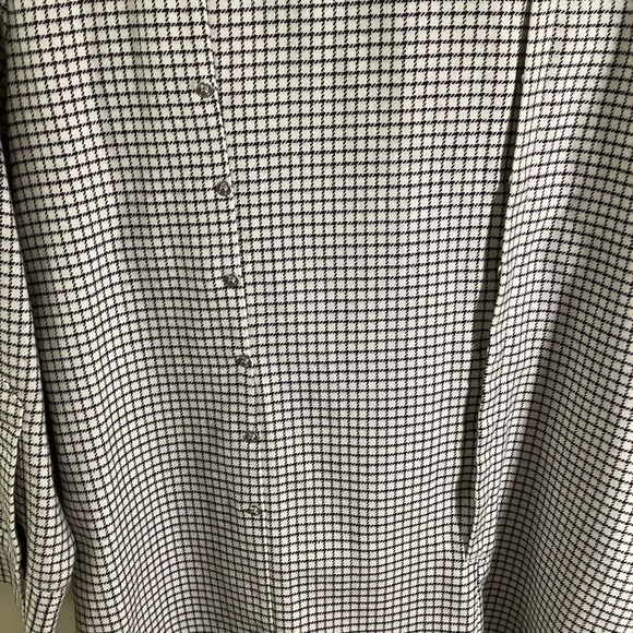 Elizabeth and James Checked Print Button Front Shirts - Picture 4 of 5